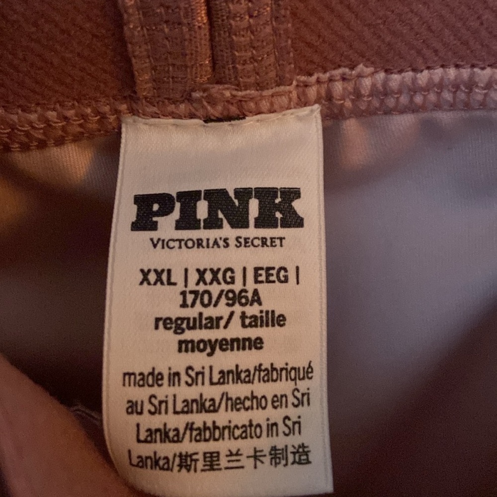 NWT PINK Victoria’s Secret XXL rose ombré leggings - Picture 9 of 10